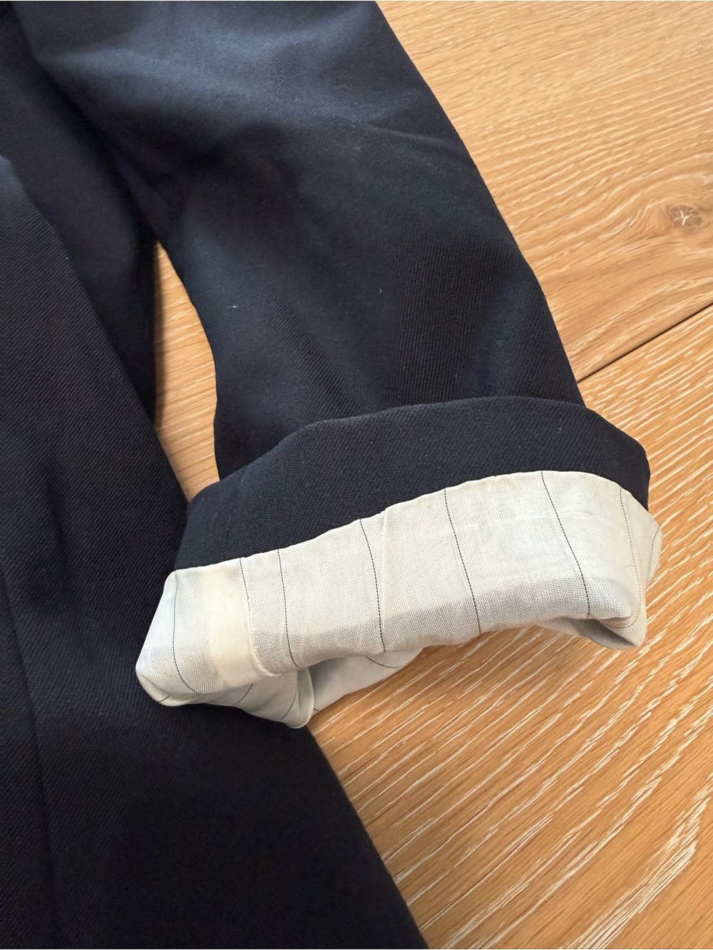 Dolce Gabbana Vintage 2007 Wool Blazer Boyfriend oversized Black IT 46 Us 38 - Picture 9 of 15